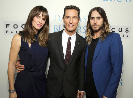 Jennifer Garner, Matthew McConaughey, Jared Leto Jennifer Garner, Matthew McConaughey, Jared Leto